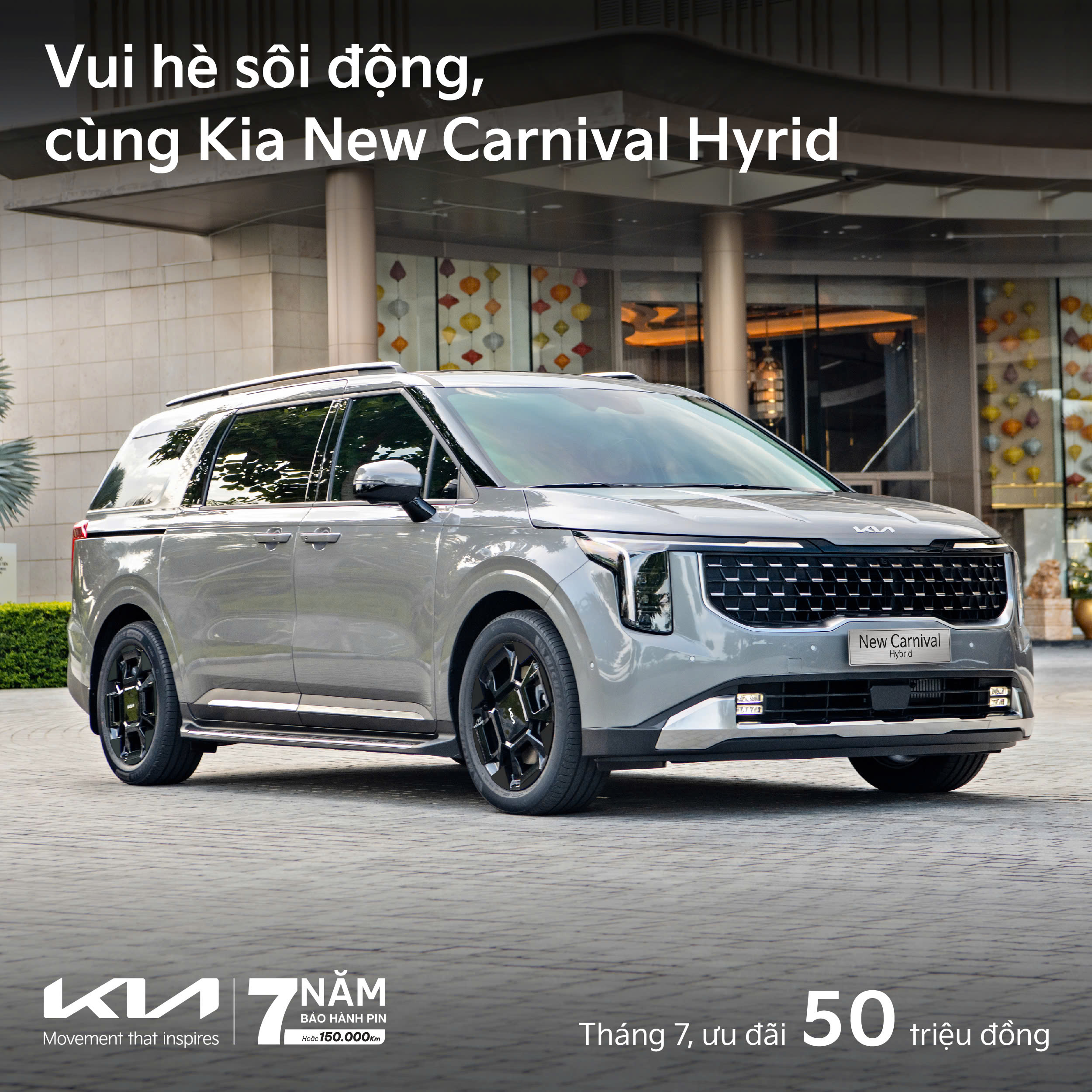 CHÀO HÈ SÔI ĐỘNG CÙNG KIA NEW CARNIVAL HYBRID TẠI KIA BÌNH TRIỆU